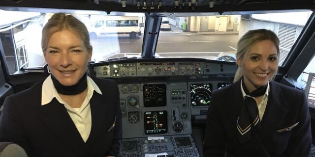 Απογειώθηκαν οι γυναίκες πιλότοι του ομίλου Lufthansa