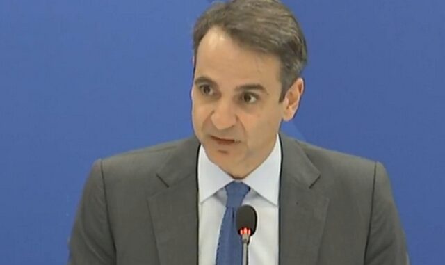 Ομιλία Μητσοτάκη στους τομεάρχες της ΝΔ