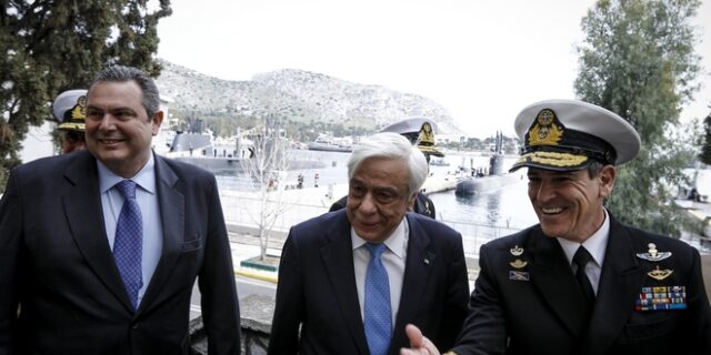 Παυλόπουλος στο Ναύσταθμο: Δήλωσε περήφανος για το αξιόμαχο του Ναυτικού