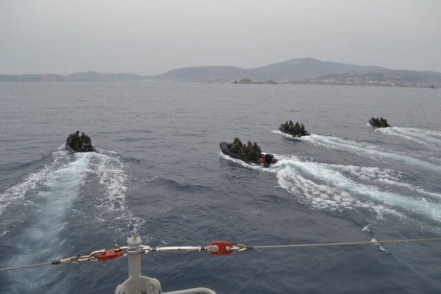 Εντυπωσιακές φωτογραφίες από την άσκηση Πυρπολητής
