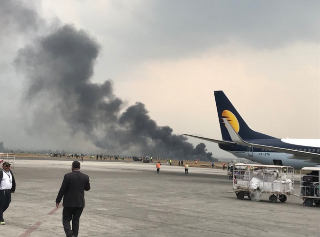 Συντριβή αεροσκάφους στο αεροδρόμιο του Κατμαντού