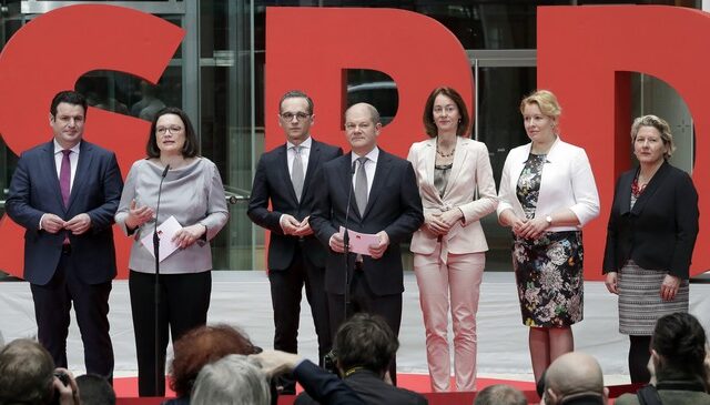 Γερμανία: Αυτοί θα είναι οι υπουργοί του SPD στον ‘μεγάλο συνασπισμό’ της Μέρκελ
