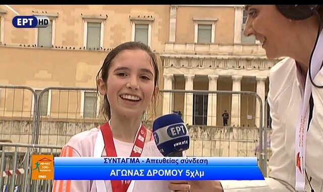 Αυτή η 12χρονη έκλεψε την παράσταση στον Ημιμαραθώνιο της Αθήνας