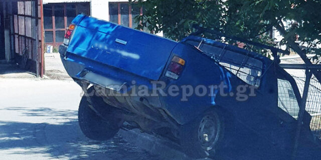 Δομοκός: Το αγροτικό έκανε βουτιά στην ξηρά