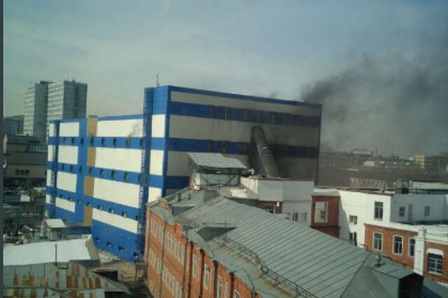 Μόσχα: Φωτιά σε εμπορικό κέντρο – Τουλάχιστον ένας νεκρός