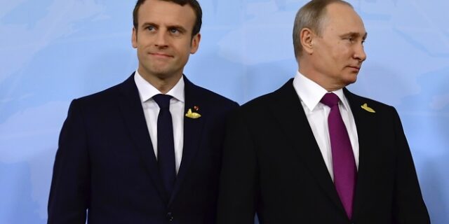 Μακρόν για συνάντηση με Πούτιν: Καμία υποχώρηση στο θέμα της ασφάλειας και της κυριαρχίας της Ουκρανίας