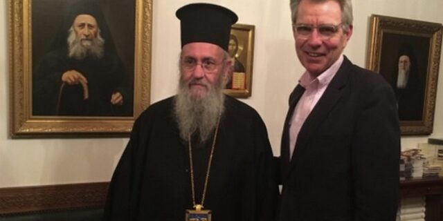 Στο Άγιον Όρος ο Τζέφρι Πάιατ