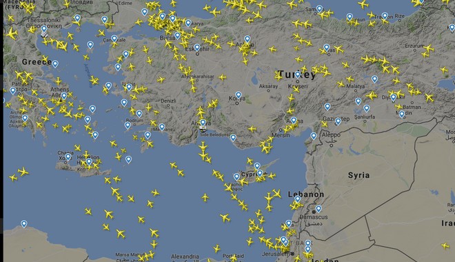 Αεροπορικές πτήσεις τέλος πάνω από τη Συρία – Γιατί δεν  πετάει ούτε ένα αεροπλάνο