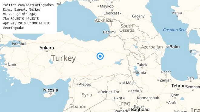 Σεισμός 5,1 Ρίχτερ στην νοτιοανατολική Τουρκία