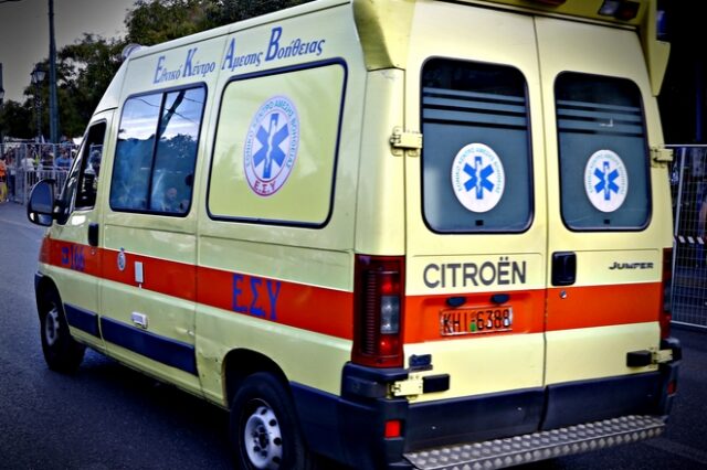 Κρήτη: Σε σοβαρή κατάσταση νοσηλεύεται άνδρας που έπεσε από ύψος 5 μέτρων