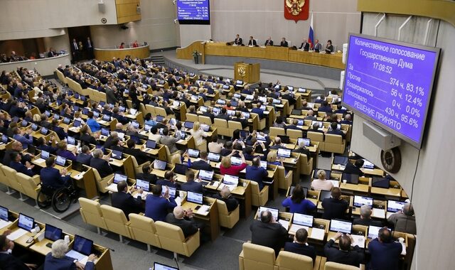 Ρωσία: Η Δούμα ζητά τη θέση του ρωσικού ΥΠΕΞ για την αναγνώριση των Ντονιέτσκ και Λουγκάνσκ στην Ουκρανία ως ανεξάρτητων περιοχών