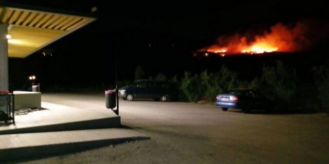 Πυρκαγιά στη Σκάλα Κεφαλονιάς