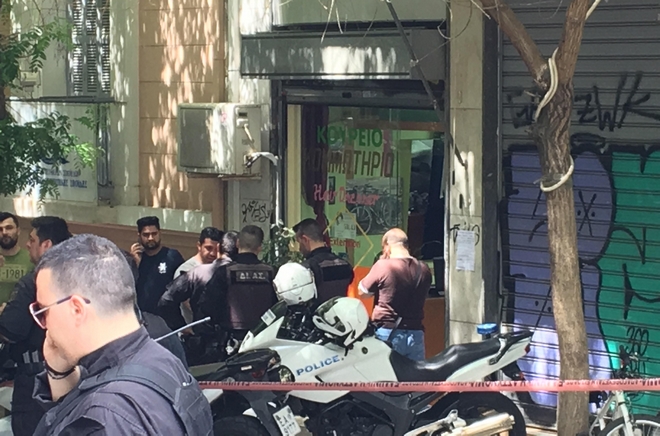 Πυροβολισμοί στο κέντρο της Αθήνας