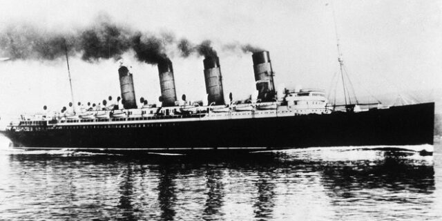 7 Μαΐου 1915: Ο τορπιλισμός του υπερωκεάνιου “Λουζιτάνια” από γερμανικό υποβρύχιο