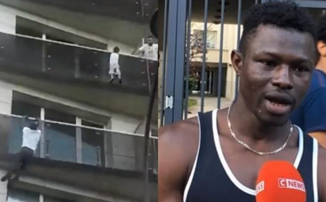 Παράτυπος μετανάστης σώζει παιδί σκαρφαλώνοντας σε μπαλκόνια-Δεκτός από τον Μακρόν