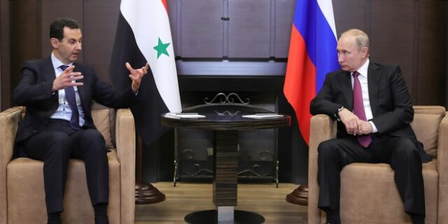 Συνάντηση Πούτιν – Άσαντ: Υπέρ της αναβίωσης της “πολιτικής διαδικασίας”