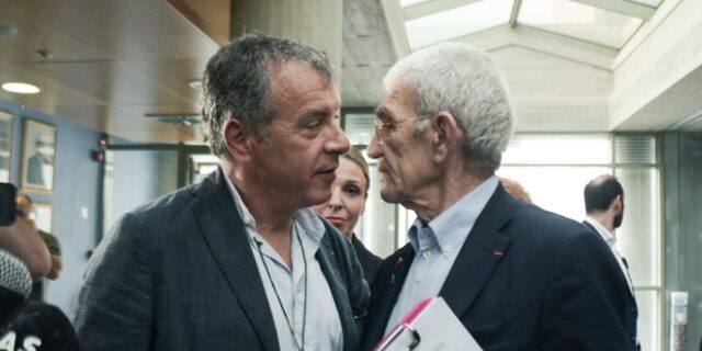 Θεοδωράκης μετά τη συνάντηση με Μπουτάρη: Κοινό πολιτικό μέτωπο κατά της βίας