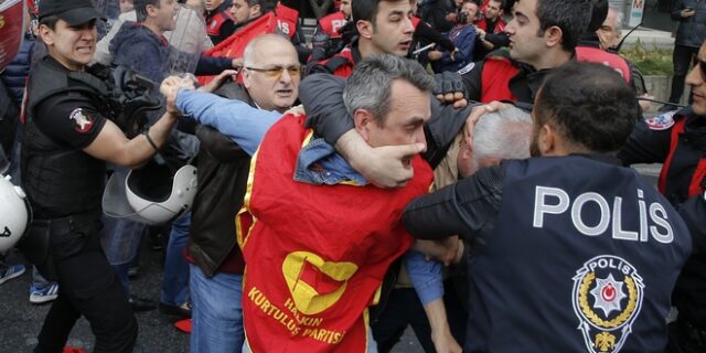 Τουρκία: 84 συλλήψεις σε διαδηλώσεις για την Πρωτομαγιά