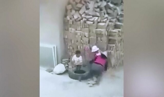 Τοίχος καταπλάκωσε παιδάκια την ώρα που έπαιζαν – Σώθηκαν από θαύμα