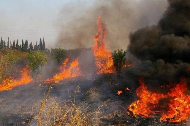 Βοιωτία: Μεγάλη φωτιά κοντά σε στρατόπεδο με καύσιμα – Συναγερμός στην Π.Υ. Στερεάς