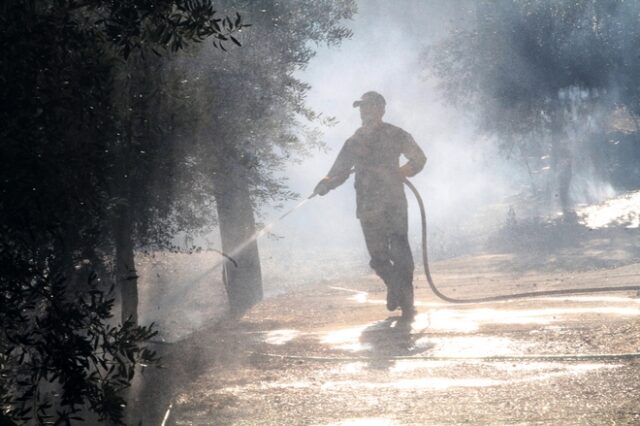 Υπό μερικό έλεγχο τέθηκε η φωτιά στην Ασωπία Βοιωτίας