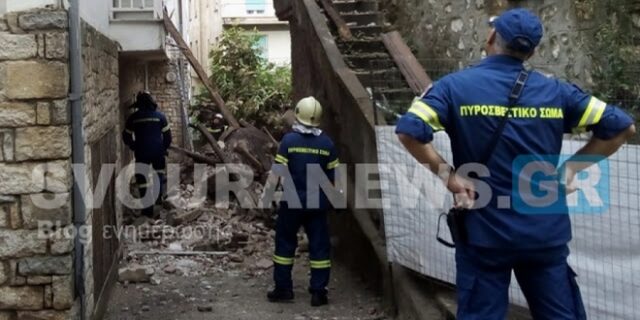 Καστοριά: Πτώση μπαλκονιού και απεγκλωβισμός γυναίκας