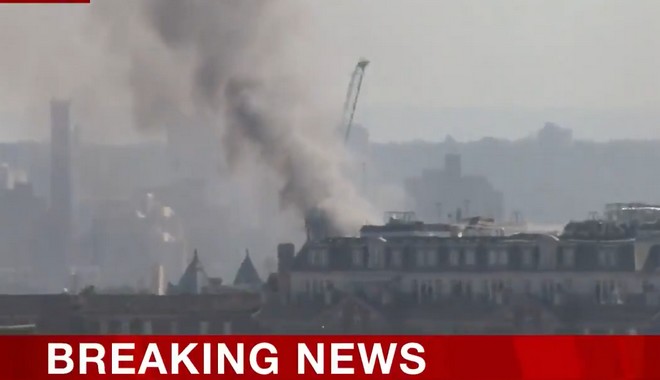 Μεγάλη φωτιά σε ξενοδοχείο στο Λονδίνο
