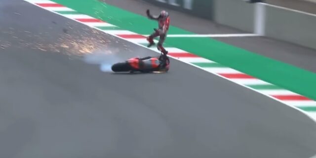Moto GP: “Έκοψε ανάσες” ο Michele Pirro με το ατύχημα στο Mugello
