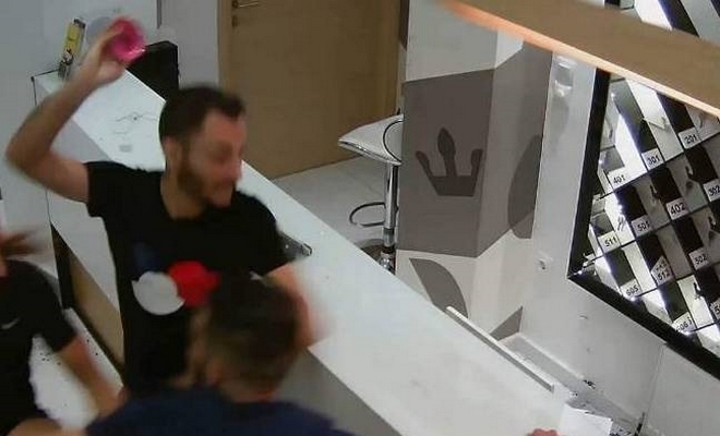 Βίντεο: Άγριο ξύλο σε ξενοδοχείο στη Θεσσαλονίκη