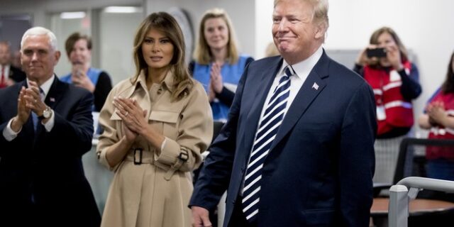 Η πρώτη δημόσια εμφάνιση της Μελάνια Τραμπ μετά το χειρουργείο