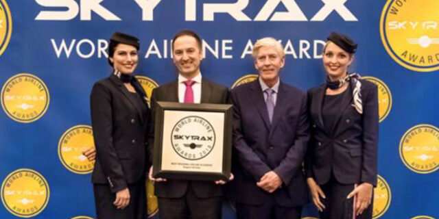 Skytrax: Η Aegean πέτυχε για 8η χρονιά πρωτιά στα βραβεία των επιβατών