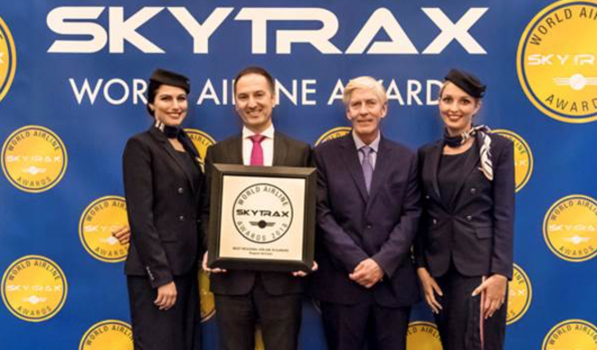 Skytrax: Η Aegean πέτυχε για 8η χρονιά πρωτιά στα βραβεία των επιβατών