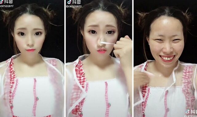 Πριν και μετά: Οι Κινέζες “χτίζουν” το make up τους και γίνονται αγνώριστες