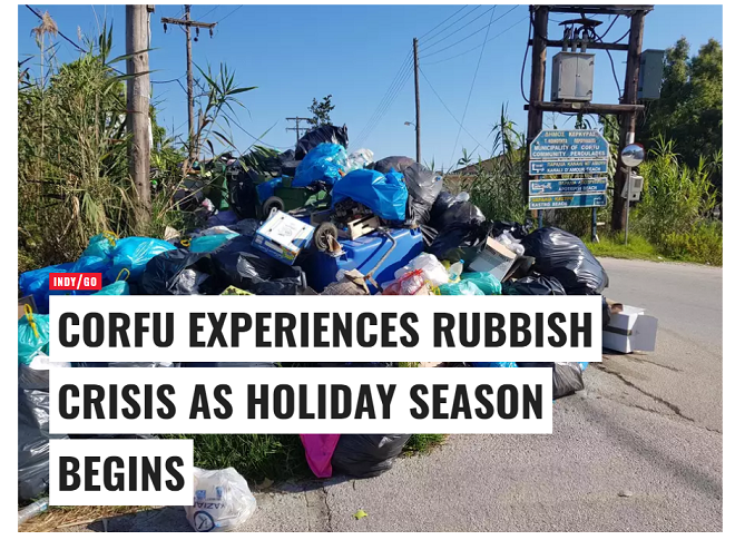 Independent: Κρίση σκουπιδιών στην Κέρκυρα