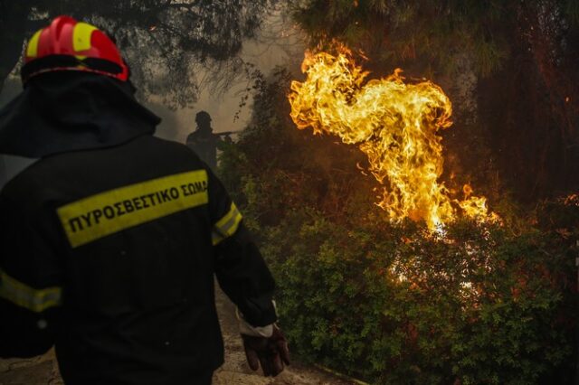 Φωτιά στην Κινέτα: Κόλαση και ολοκληρωτική καταστροφή-Πέρασε την Εθνική Οδό η φωτιά