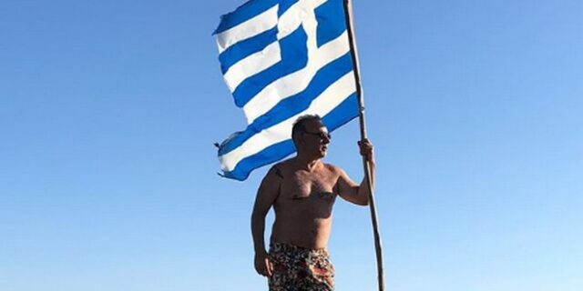 Ο Σεργουλόπουλος, η σημαία και η οργισμένη απάντηση σε χρήστη στο instagram