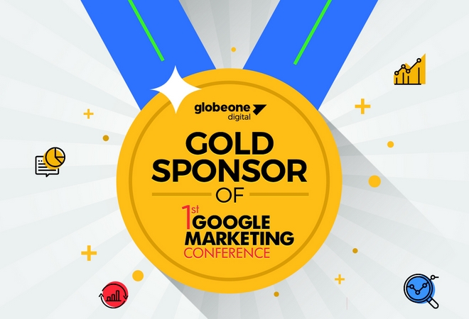 H Globe One Digital Χρυσός Χορηγός του 1st Google Marketing Conference