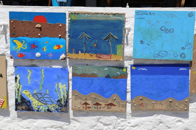 Δηλώσεις συμμετοχής των παιδιών από τις Κυκλάδες στην
Υπαίθρια Έκθεση Παιδικής Ζωγραφικής 4 στη Σύρο