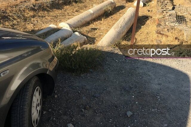 Αρχαιολογικός χώρος στην Κρήτη “μετατράπηκε” σε πάρκινγκ