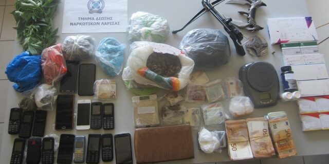 Εξαρθρώθηκε κύκλωμα διακίνησης ναρκωτικών σε Λάρισα, Πιερία και Θεσσαλονίκη