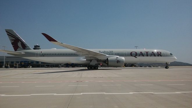 H Qatar Airways έφερε το εκπληκτικό Airbus A350-1000 στην Αθήνα