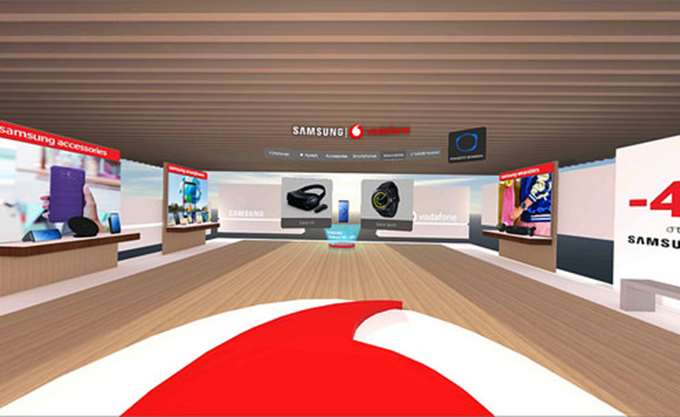 Η Vodafone και η Samsung Electronics Hellas δημιούργησαν  
το πρώτο Virtual Reality κατάστημα στην Ελλάδα