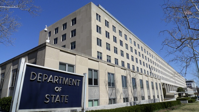 To State Department χαιρετίζει την απελευθέρωση των δύο