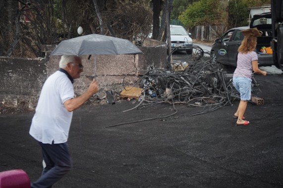 Και βροχή στο μαρτυρικό Μάτι