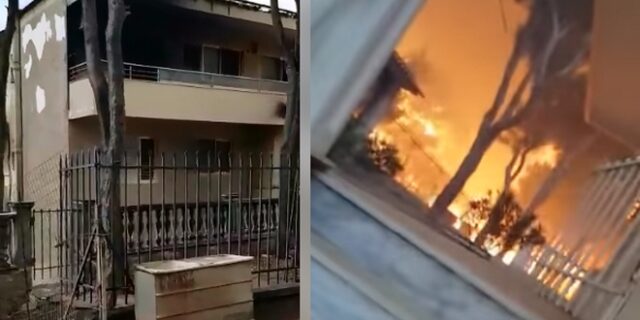 Ντοκουμέντο: Η επόμενη μέρα στο σπίτι του ανθρώπου που πέρασε η φωτιά από πάνω του