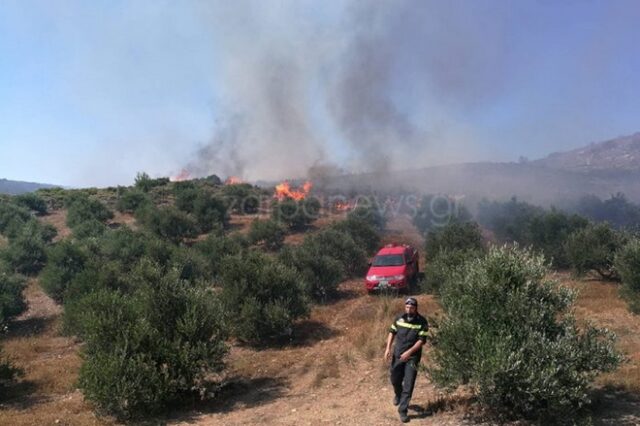 Μαίνονται οι φωτιές της Κρήτης – Υπό μερικό έλεγχο η Κάρυστος