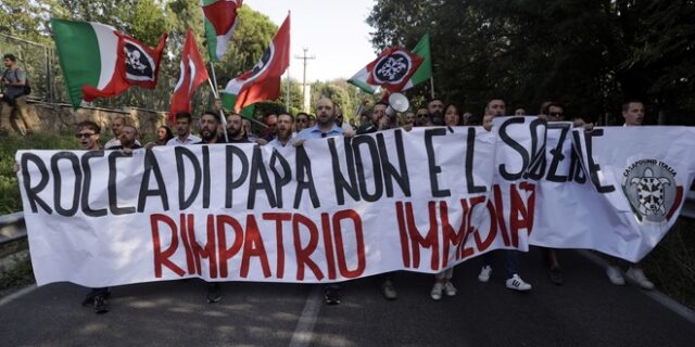 Ένταση κοντά στη Ρώμη μετά την άφιξη περίπου 100 μεταναστών από το Diciotti