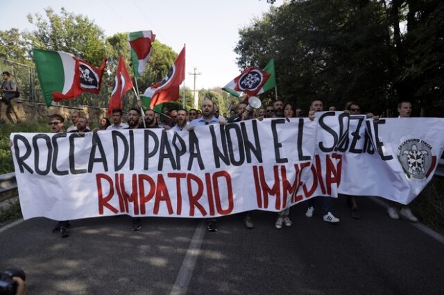 Ένταση κοντά στη Ρώμη μετά την άφιξη περίπου 100 μεταναστών από το Diciotti