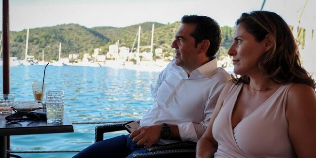 H Mπέτυ Μπαζιάνα στο πλευρό του Αλέξη Τσίπρα στην Ιθάκη