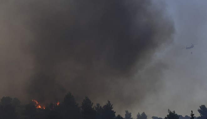 Φωτιά στην Εύβοια: Σε πλήρη εξέλιξη το πύρινο μέτωπο – Συγκλήθηκε το Συμβούλιο Διαχείρισης Κρίσεων